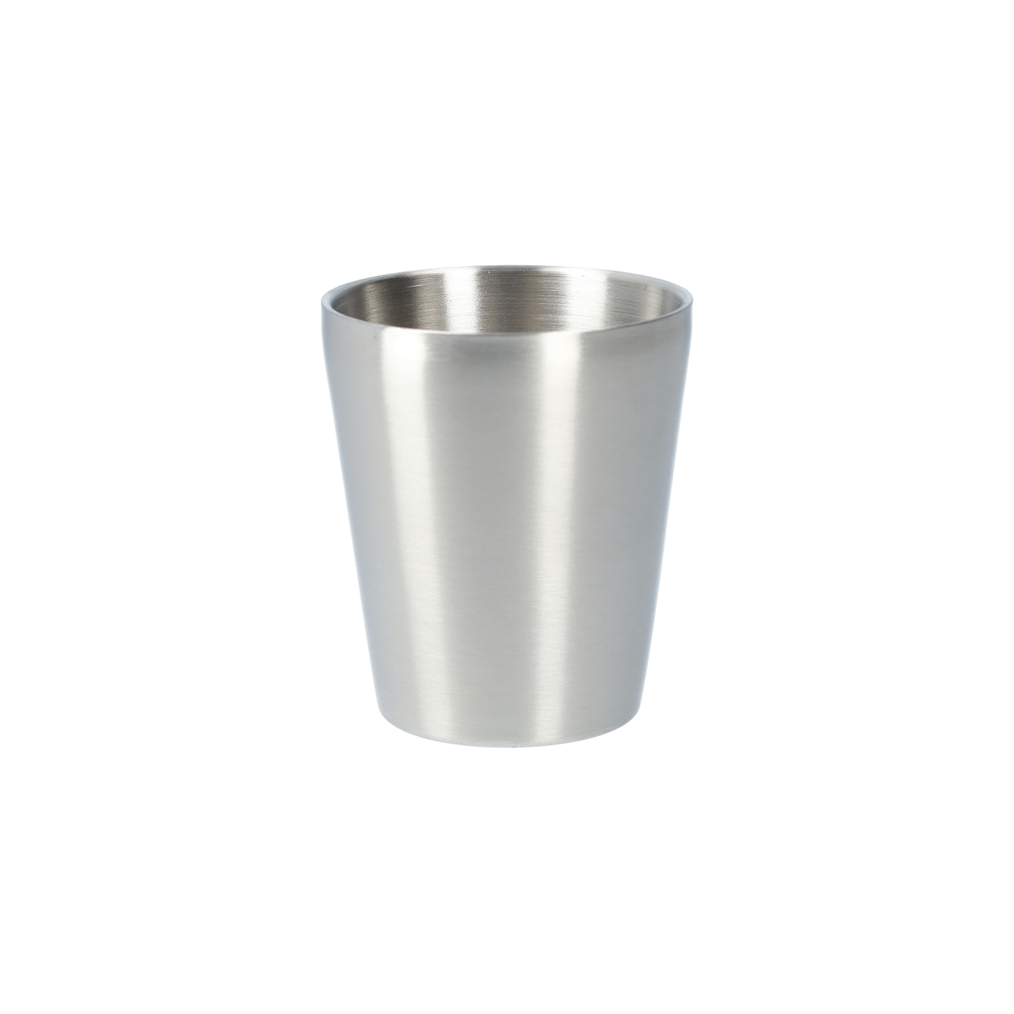 Dubbelwandige RVS beker (5 stuks!) - Industriële stijl - Zilver - 300ml
