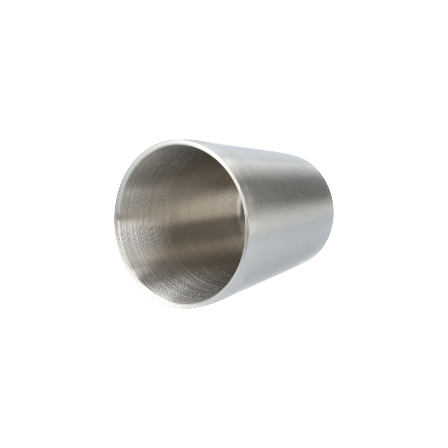 Dubbelwandige RVS beker (5 stuks!) - Industriële stijl - Zilver - 300ml